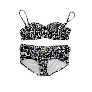 Trina Turk Black and White Bikini